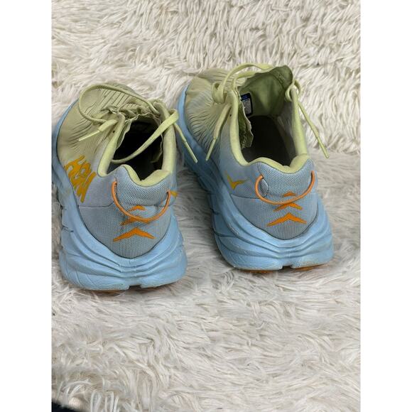 Hoka One One Rincon 3 Womens Size 10B Butterfly Sumer Blue Yellow Running Shoes - Picture 7 of 10